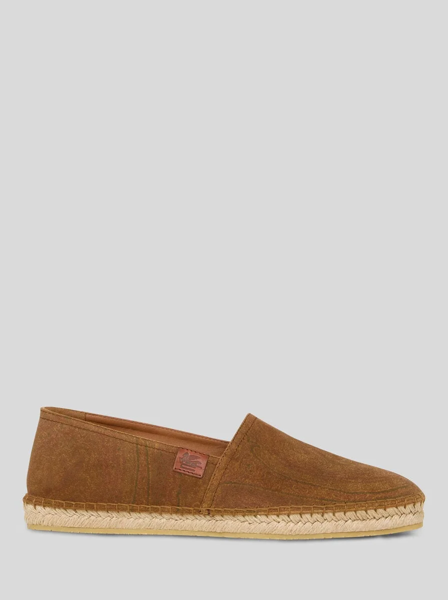 SUEDE ESPADRILLES WITH ARNICA MOTIF - 1