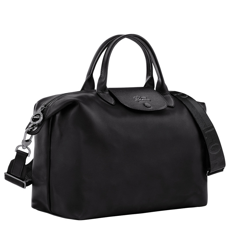 Le Pliage Xtra L Handbag Black - Leather 3