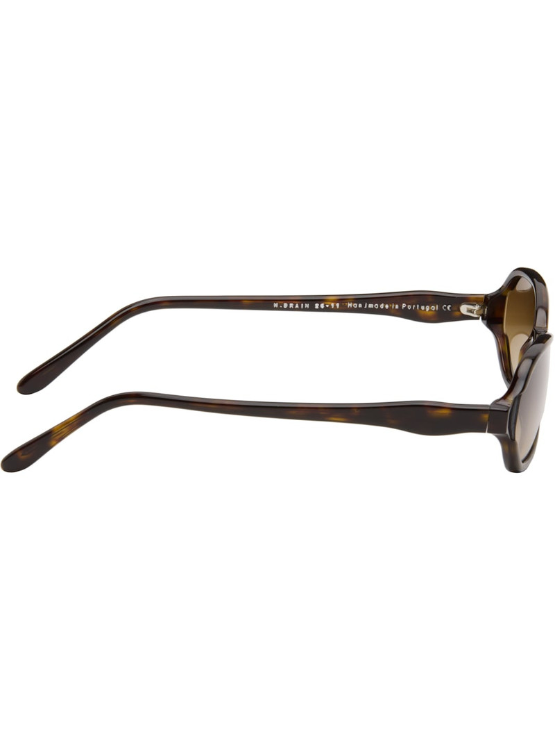 Our Legacy Brown Drain Sunglasses outlook