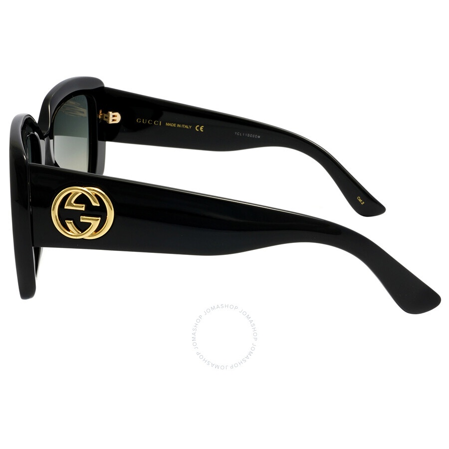 Gucci Gradient Grey Square Ladies Sunglasses GG0141SN 001 53 - 4