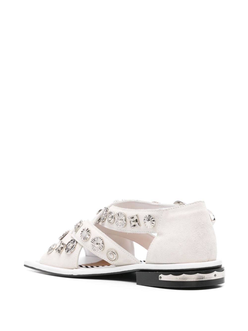 cross-strap sandals - 3