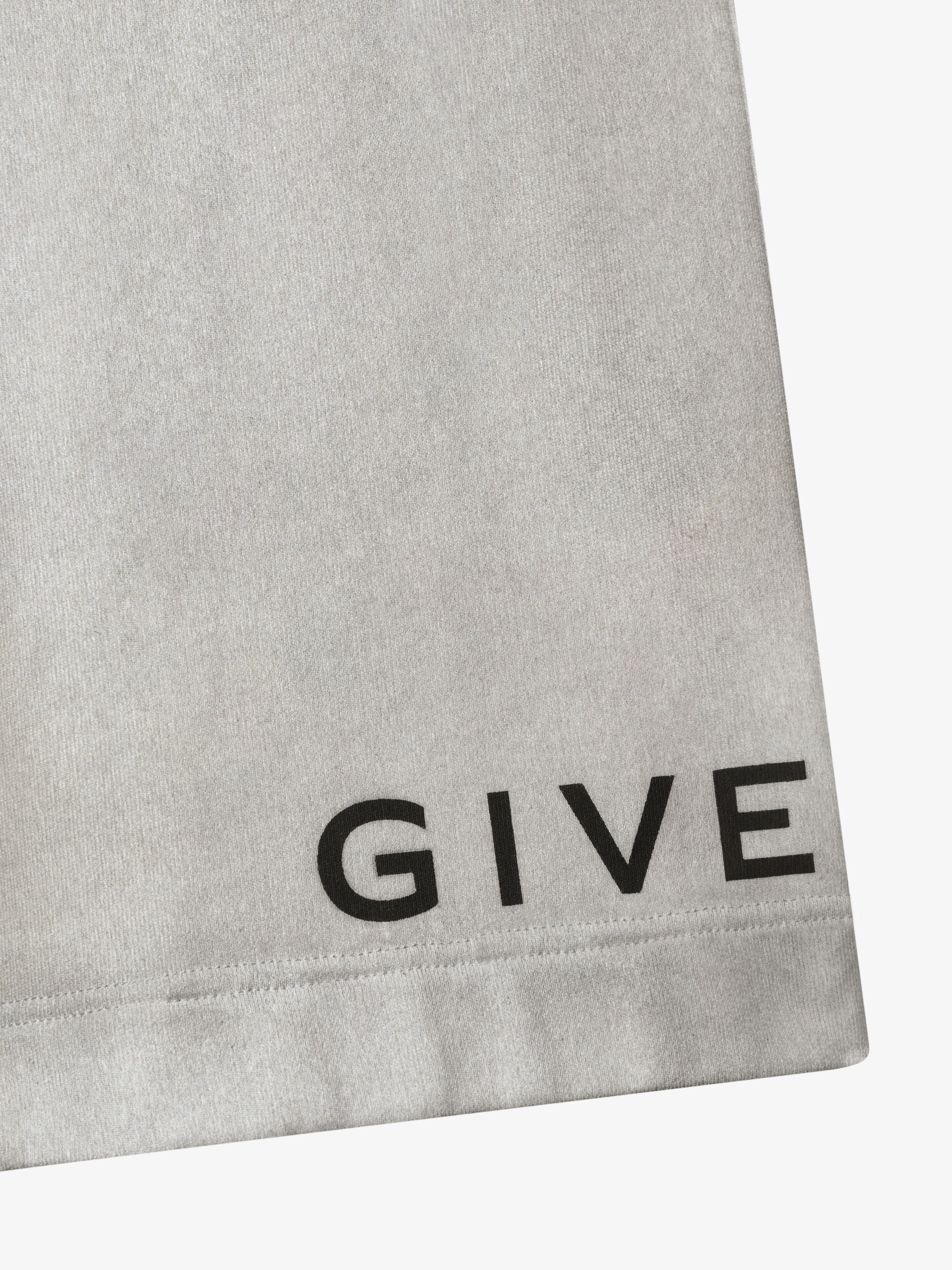 GIVENCHY ARCHETYPE BERMUDA SHORTS IN FLEECE - 5