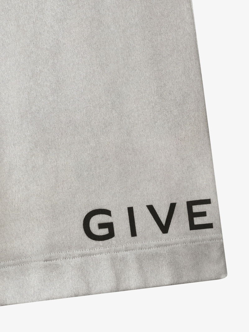 GIVENCHY ARCHETYPE BERMUDA SHORTS IN FLEECE 5