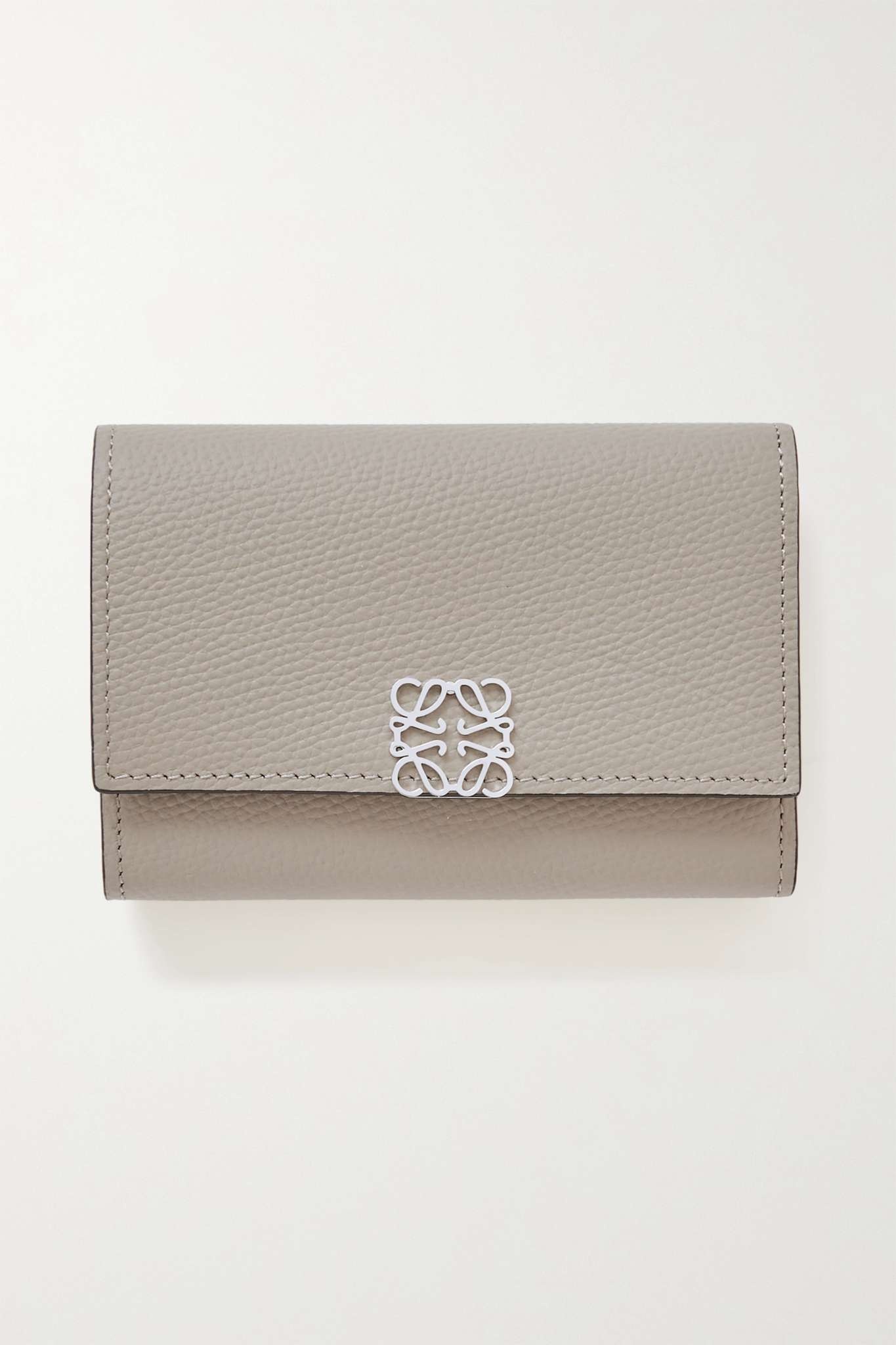 【関税送料込】LOEWE Small Leather Anagram Wallet 財布 Anagram small vertical wallet in pebble grain calfskin Tan