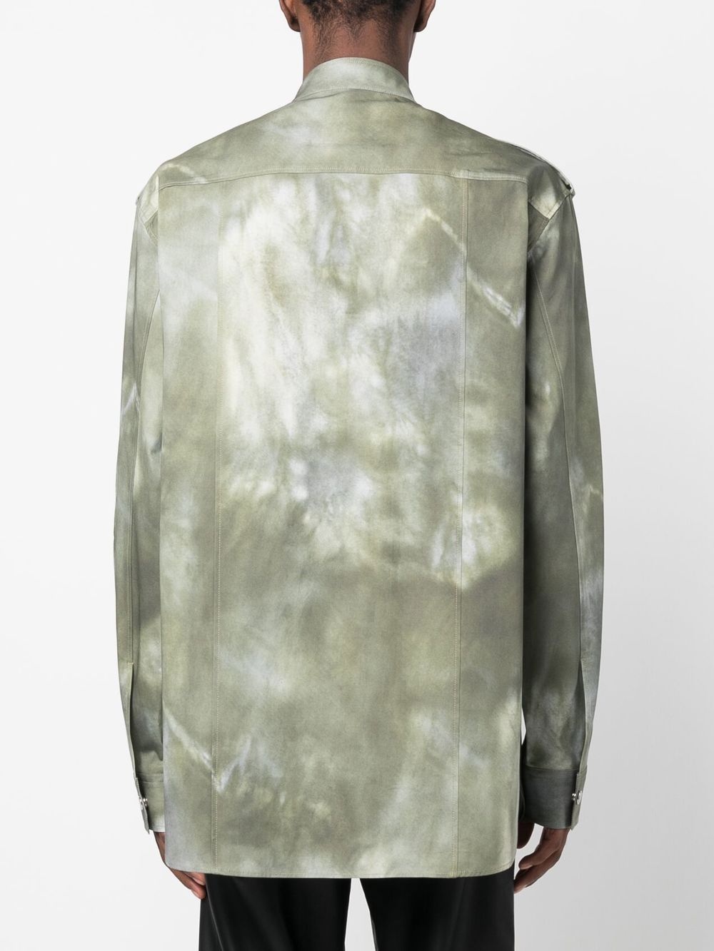 faded-effect military jacket - 4