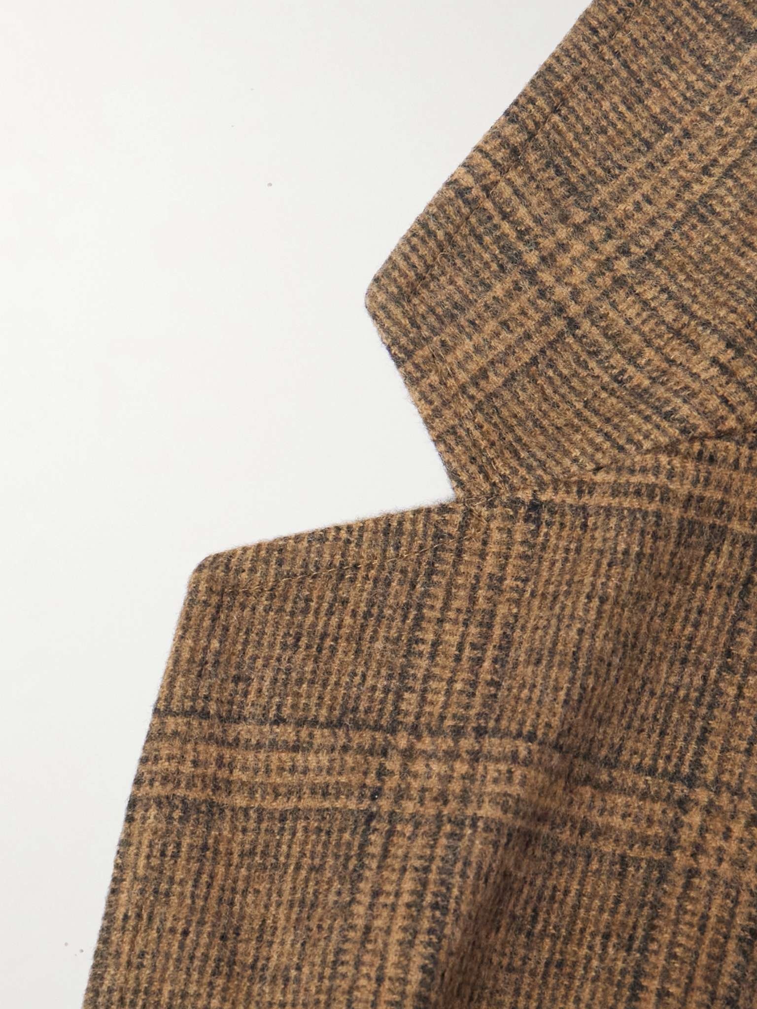 Checked Virgin Wool and Alpaca-Blend Suit Jacket - 3