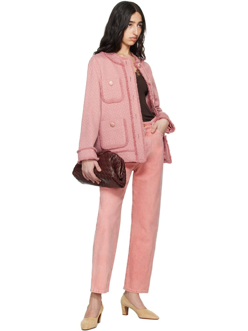 Dolce & Gabbana Pink Five Pockets Regular Waist Jeans outlook