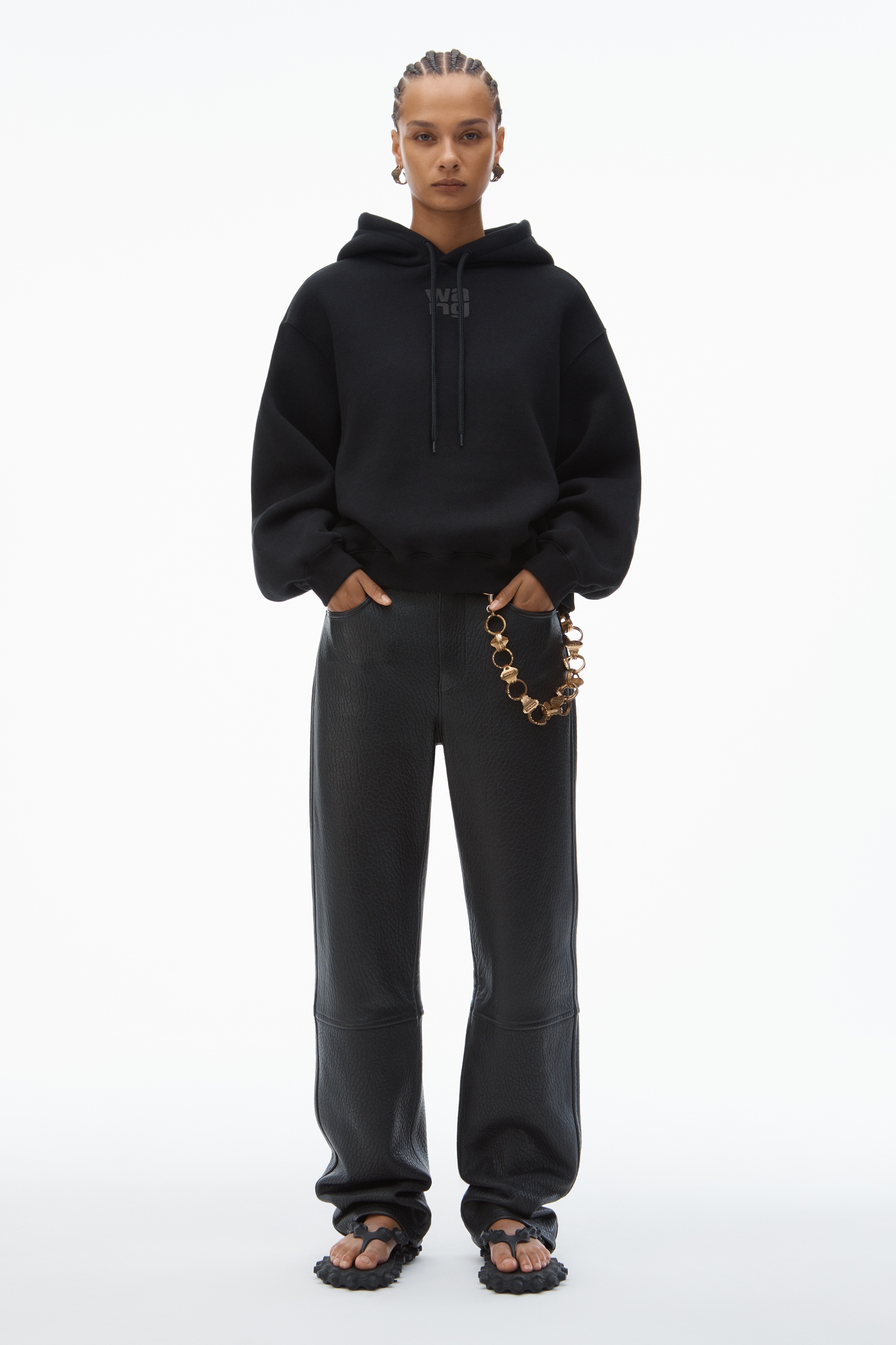 PUFF LOGO HOODIE IN STRUCTURED TERRY - 5