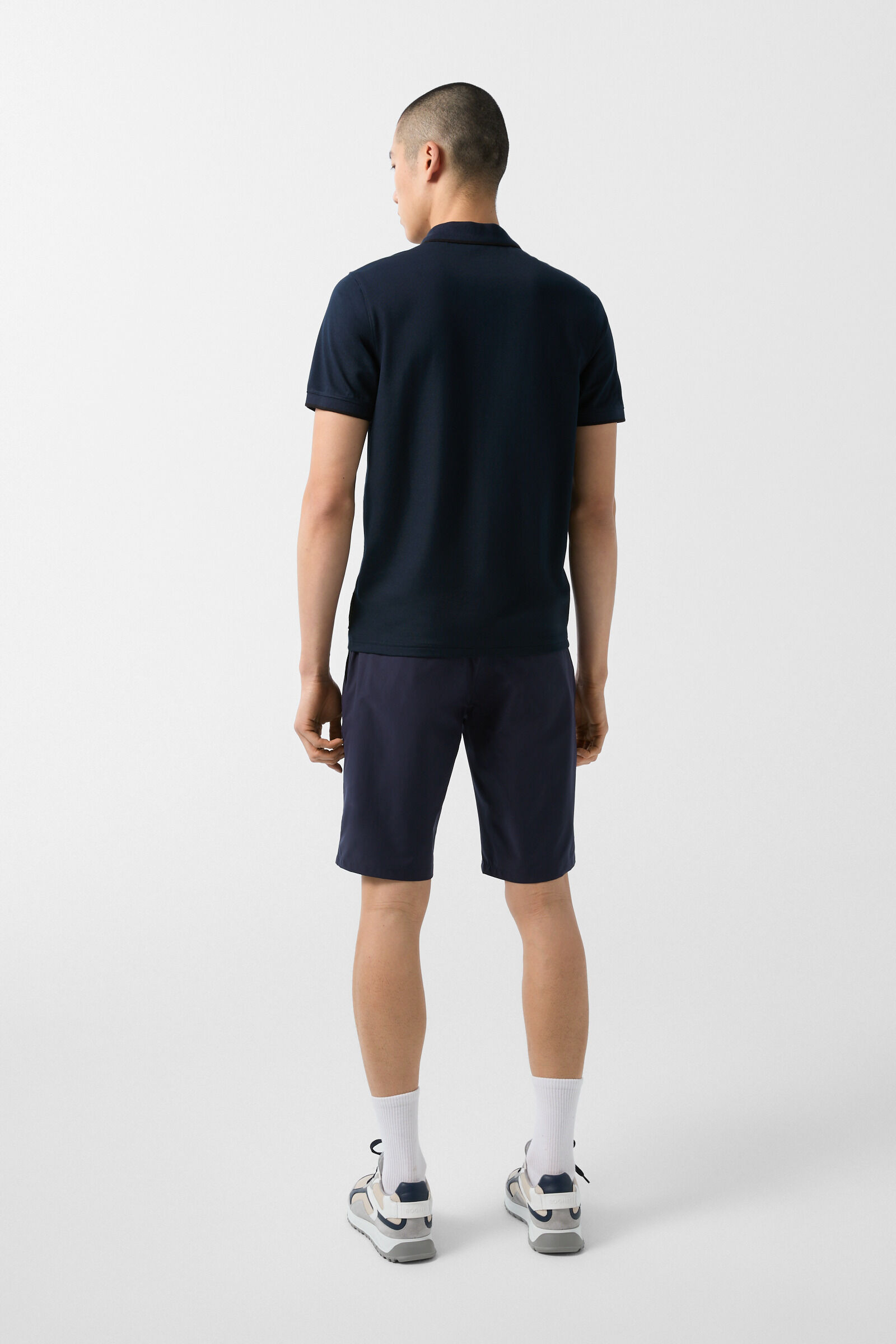 Timo polo shirt in Navy blue - 3