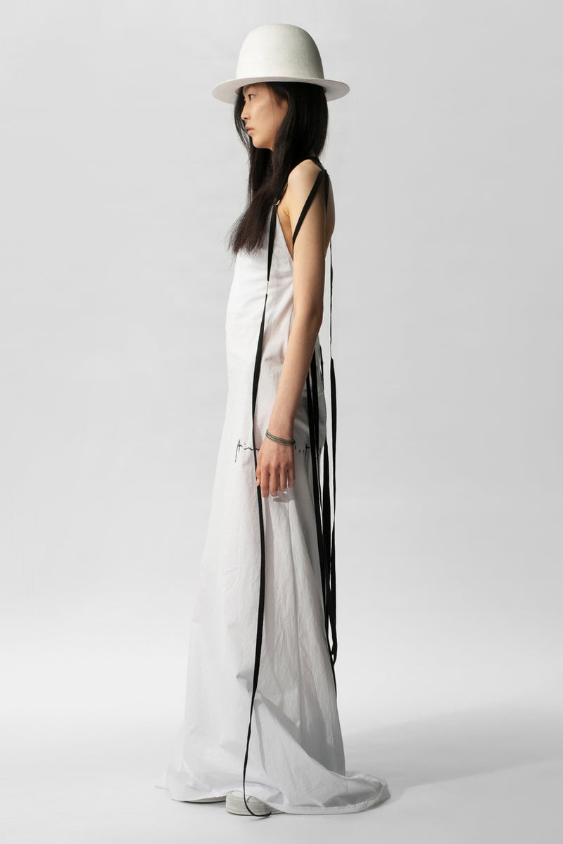 Ann Demeulemeester Sara Long Slip Open Back Dress outlook