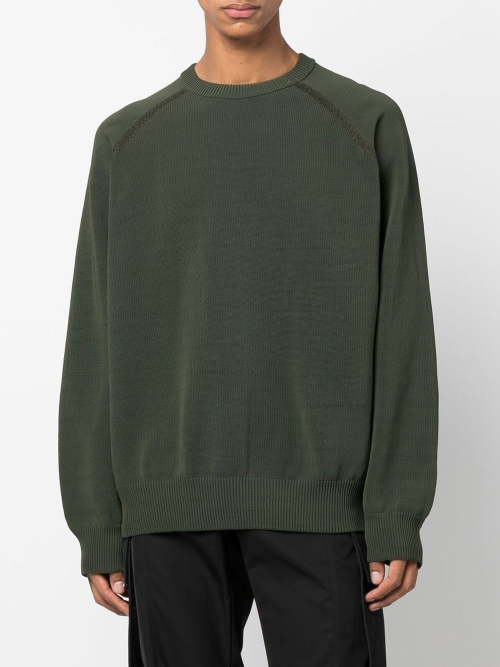 crew-neck long-sleeve jumper - 3