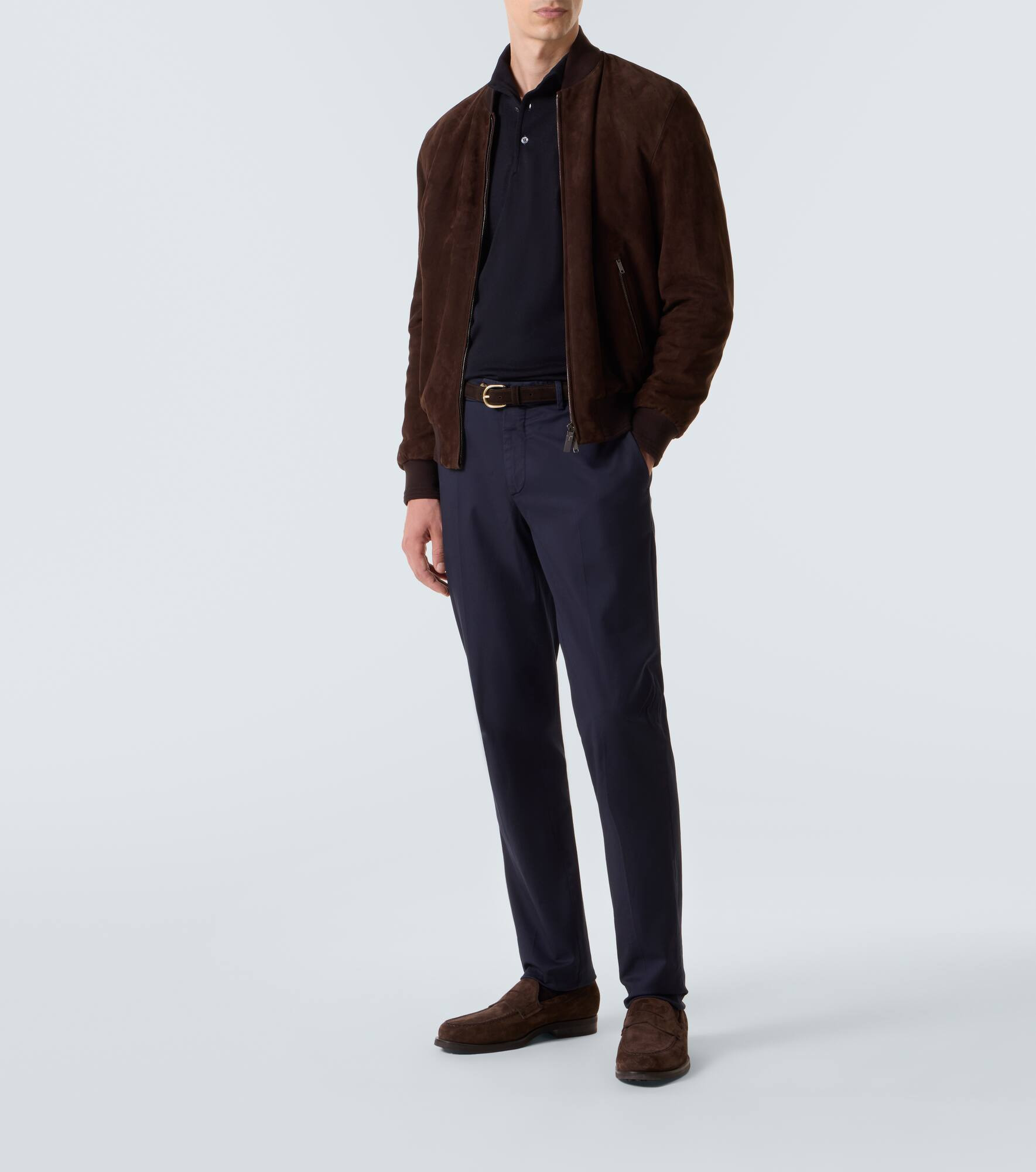 Virgin wool polo sweater - 2