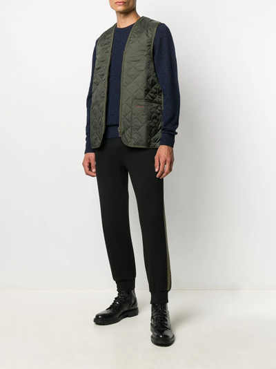 Barbour embroidered logo jumper outlook