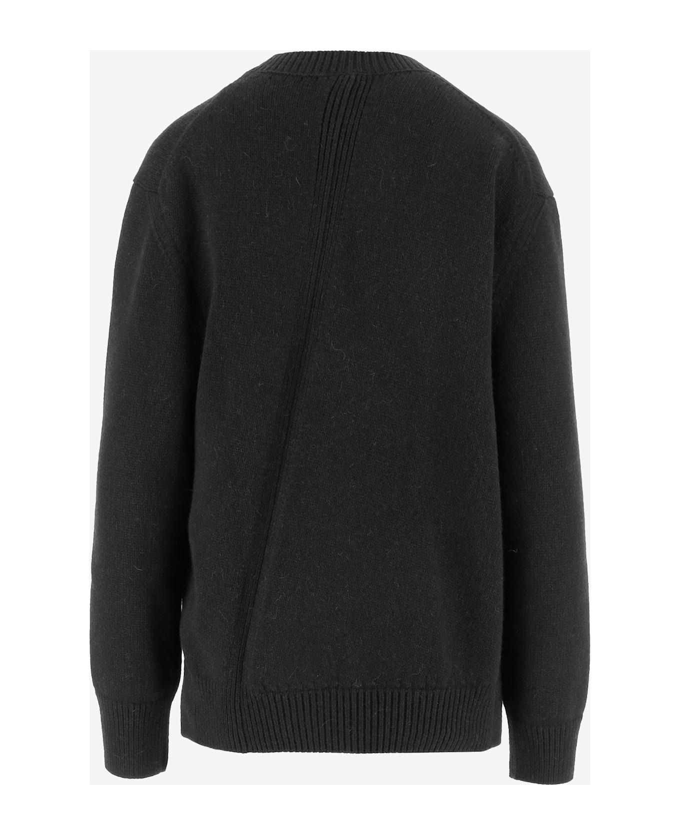 Asymmetrical Wool-blend Sweater - 2