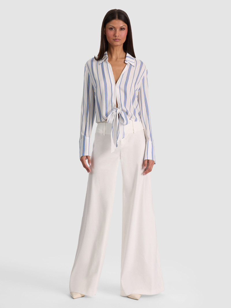 HANNON TIE FRONT BLOUSE 3