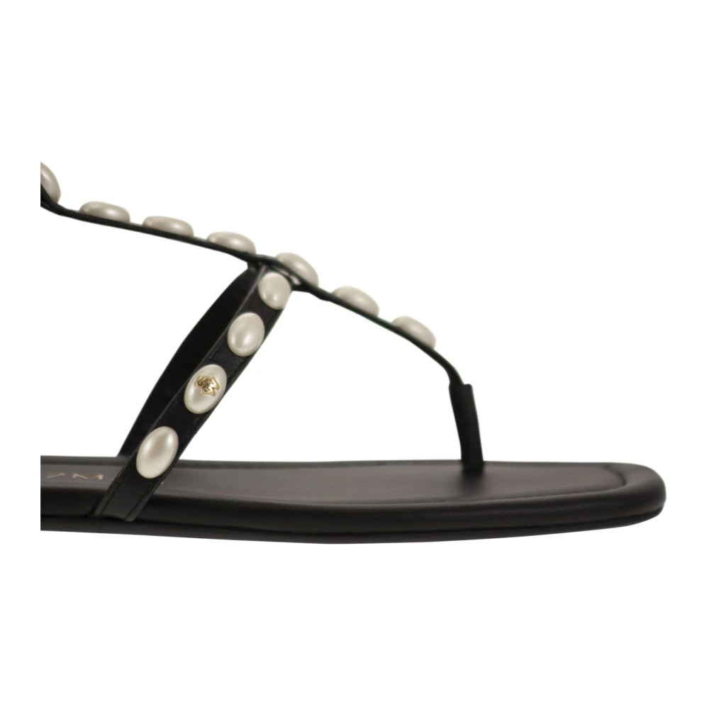 サンダル・ミュール Stuart Weitzman PEARLITA - Thong sandal with pearls Amazon.com | Stuart Weitzman Women's Pearlita Flat Sandal