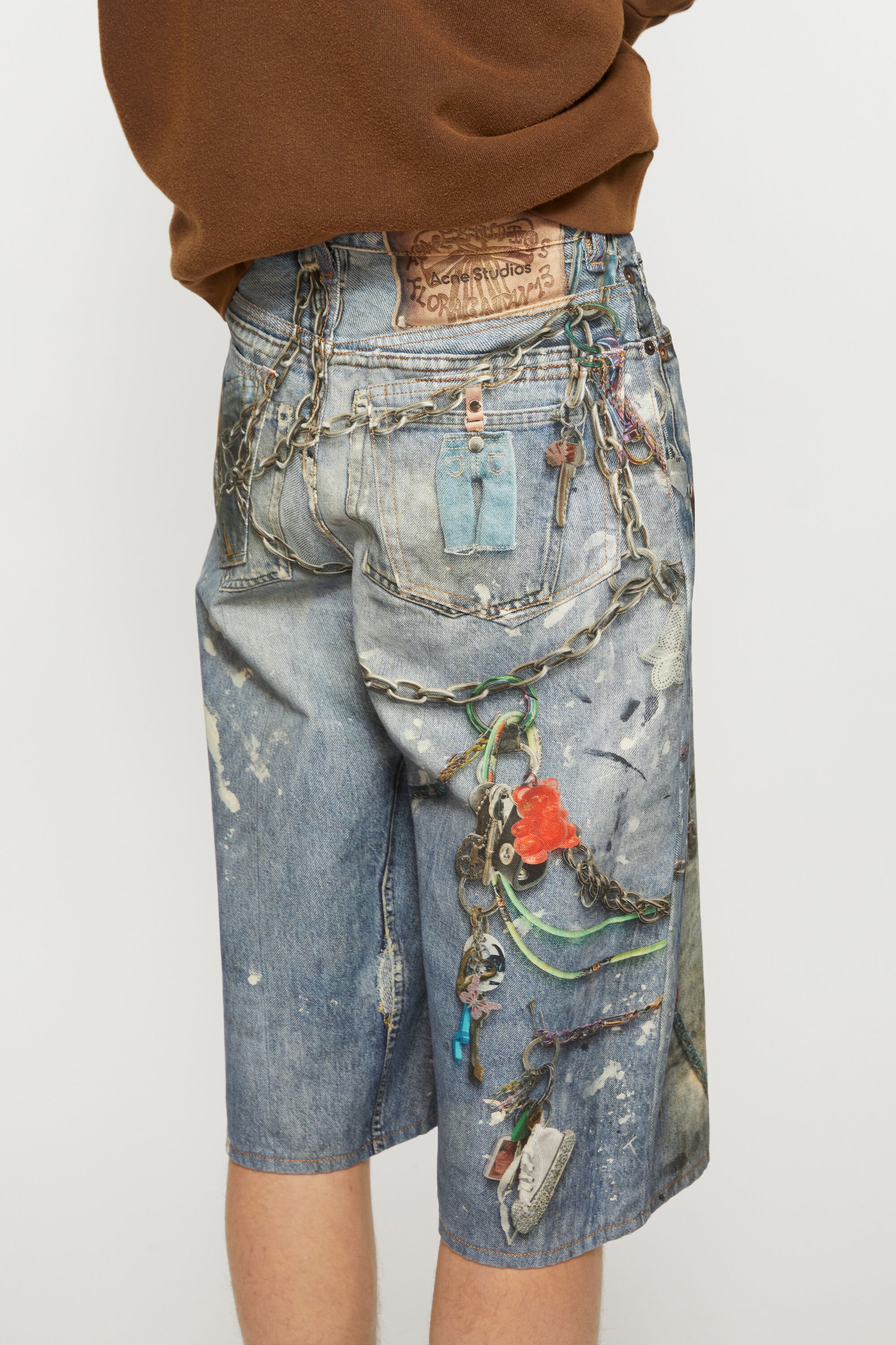 Loose fit shorts - Mid blue - 5