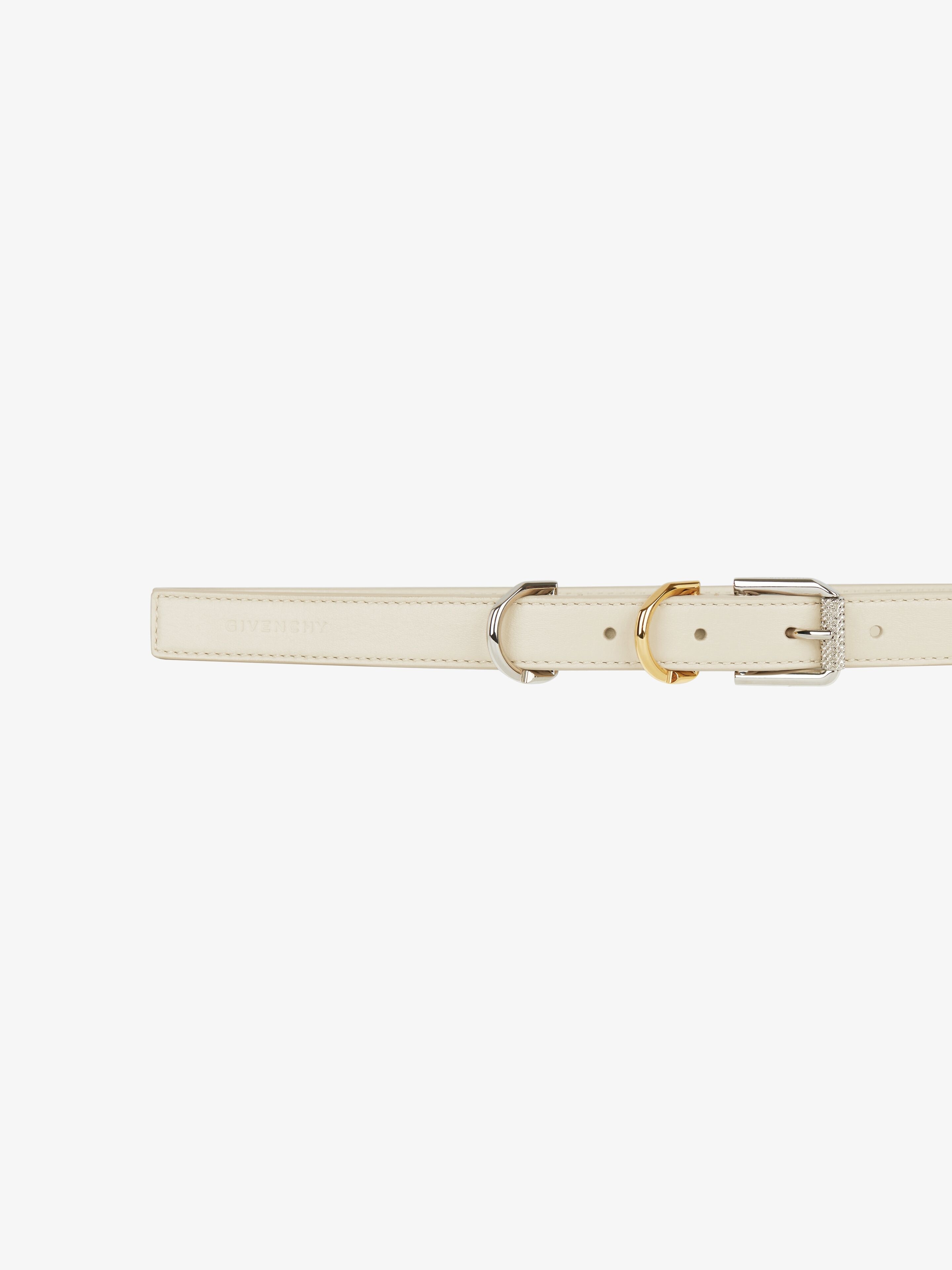 VOYOU BELT IN LEATHER - 2
