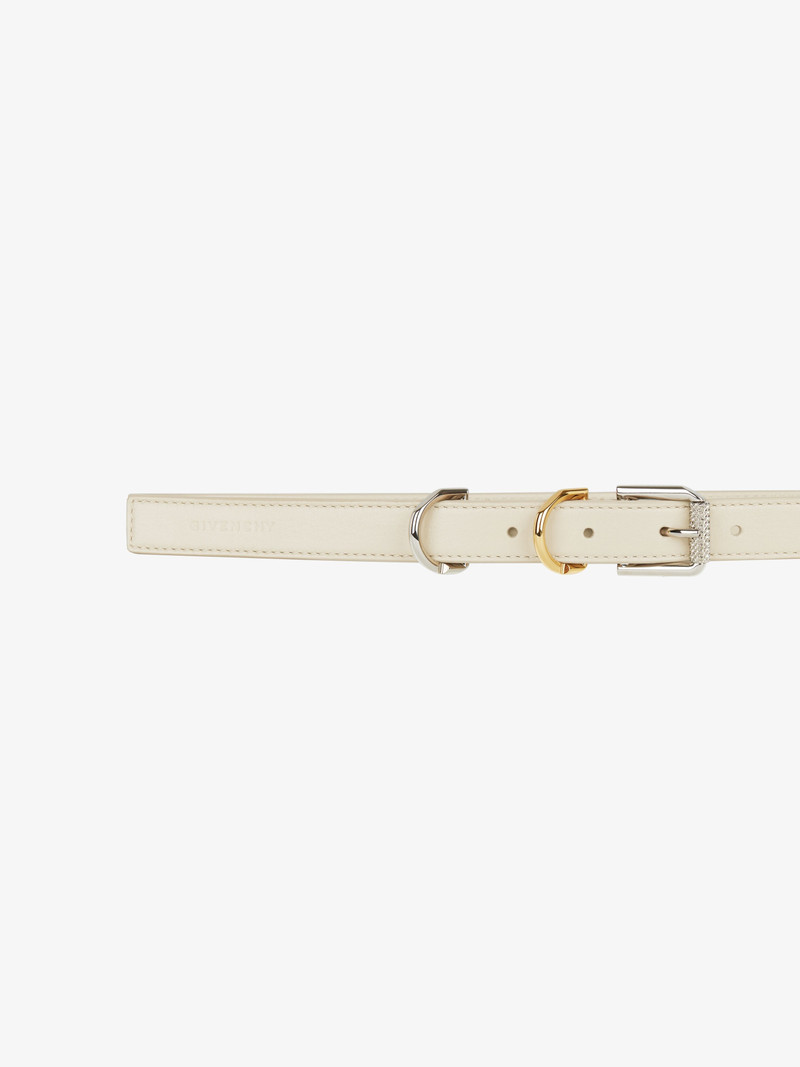 Givenchy VOYOU BELT IN LEATHER outlook