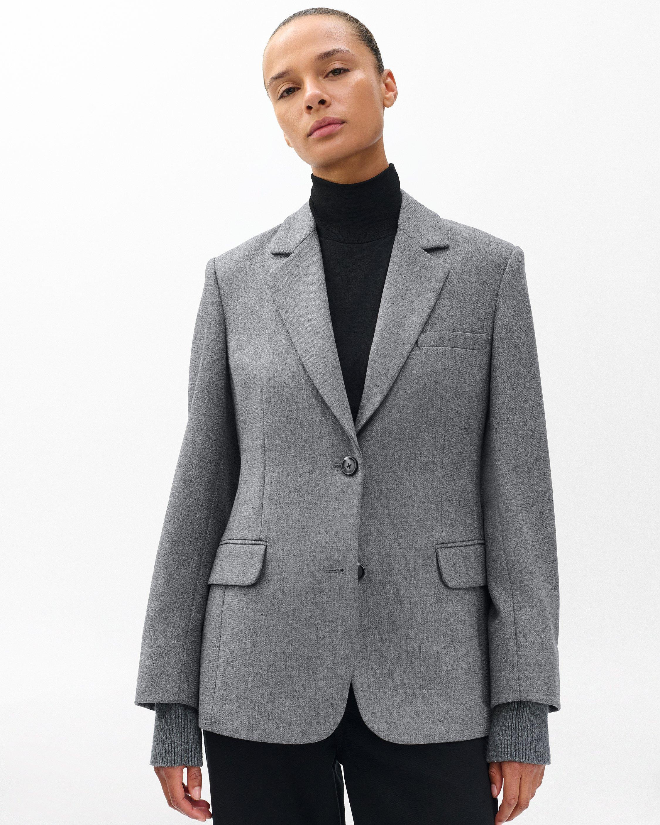 Frank Mixed-Media Blazer - 4