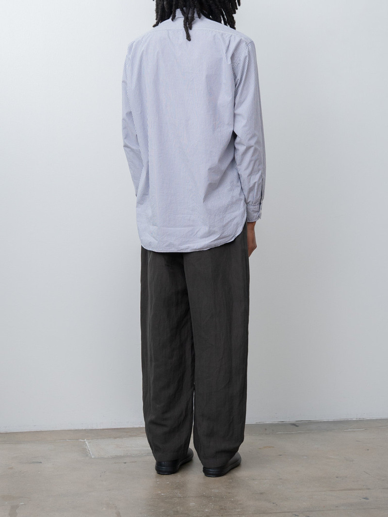 Cotton Linen Voile Loose Fit Pants - Charcoal Gray 3