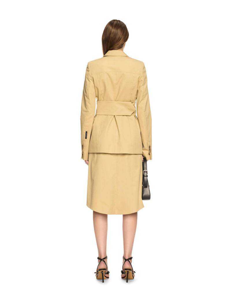 Beige Savana Midi Skirt 4
