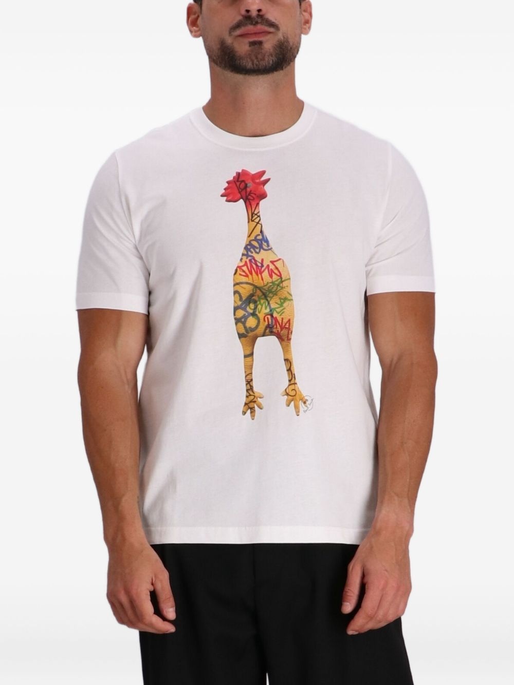 Rubber Chicken-print T-shirt - 2