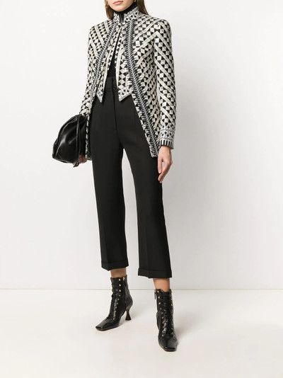 Haider Ackermann layered tail-coat jacket outlook