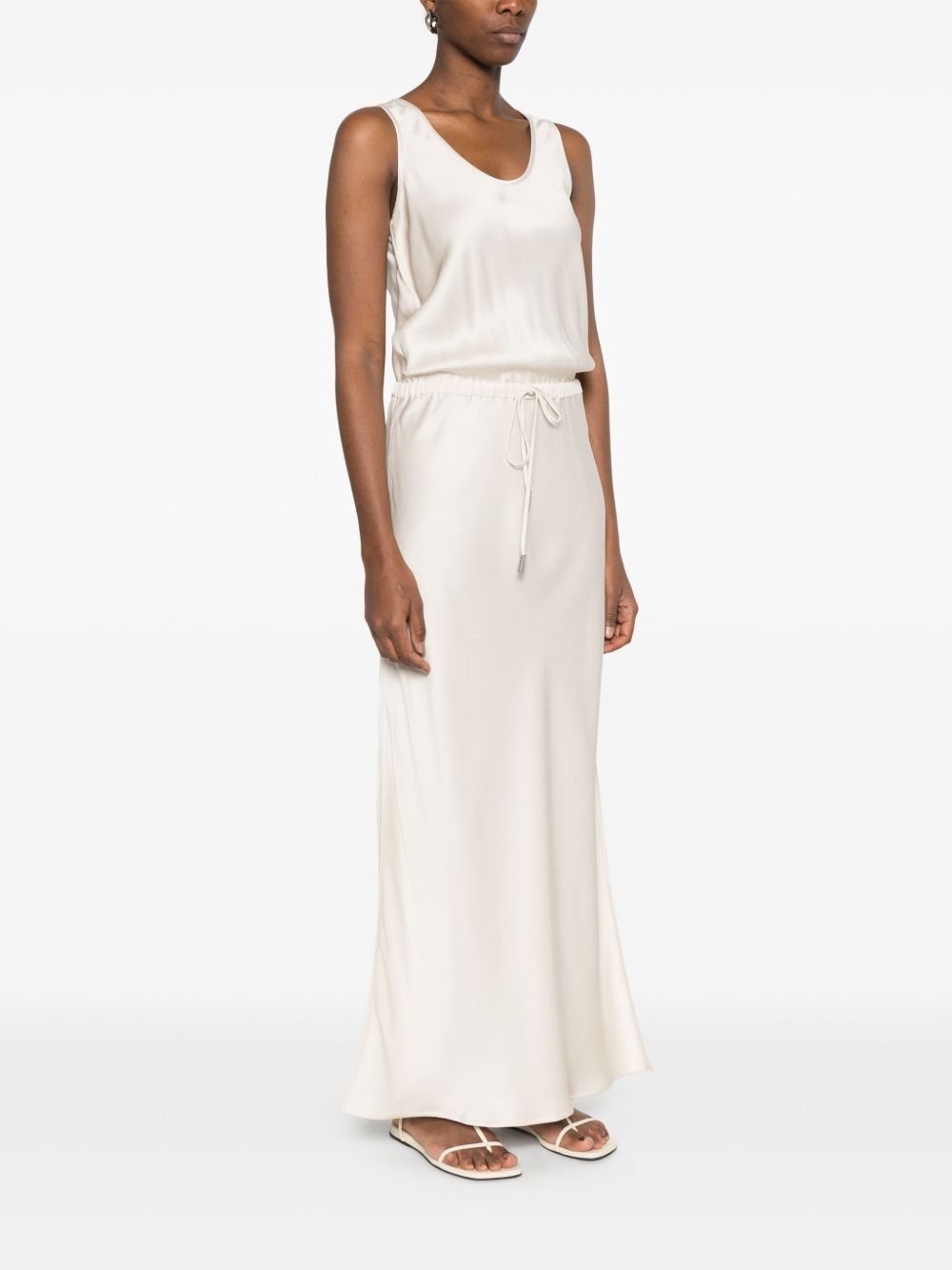 satin maxi dress - 3