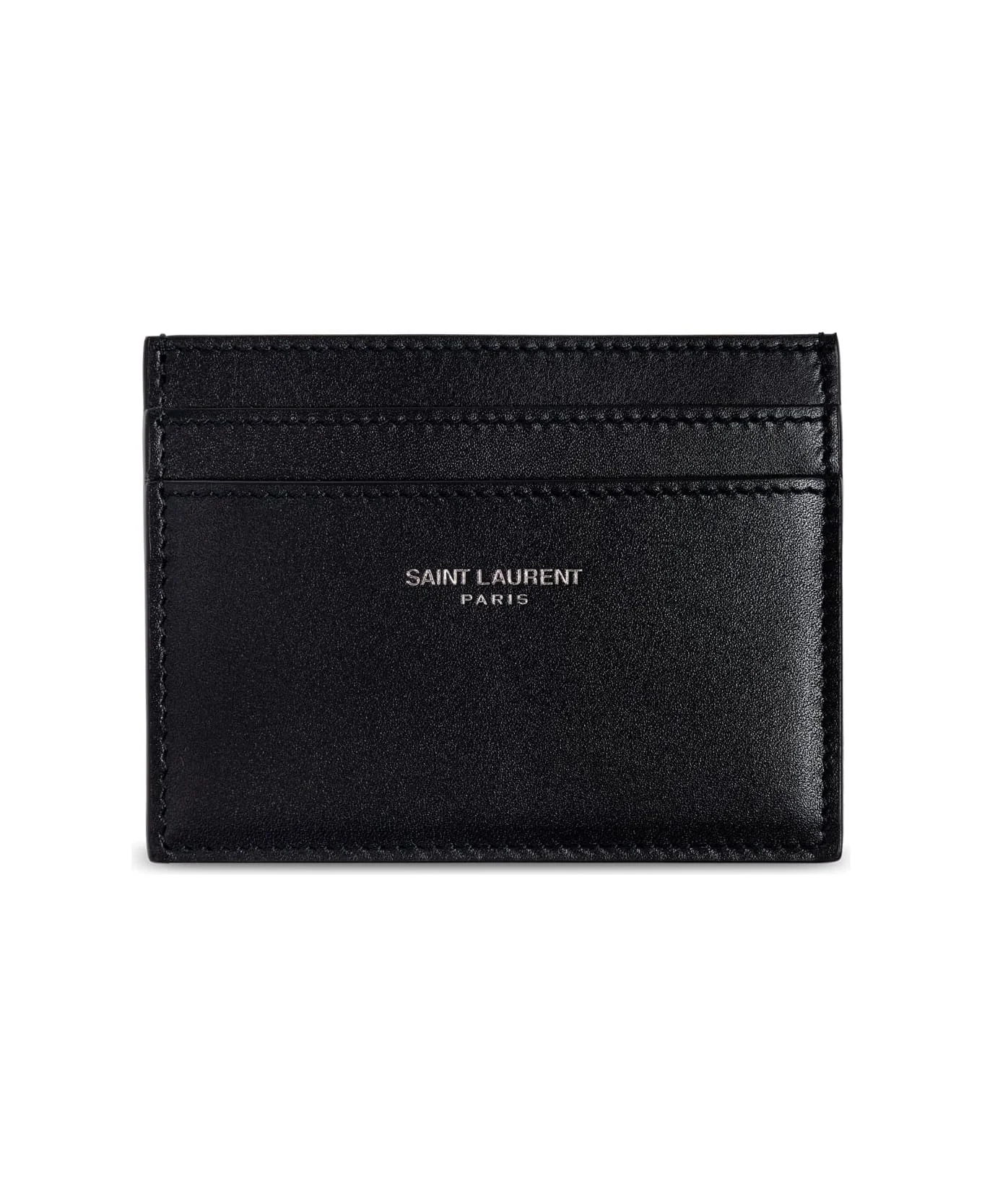 Saint Laurent Leather Card Holder - 1