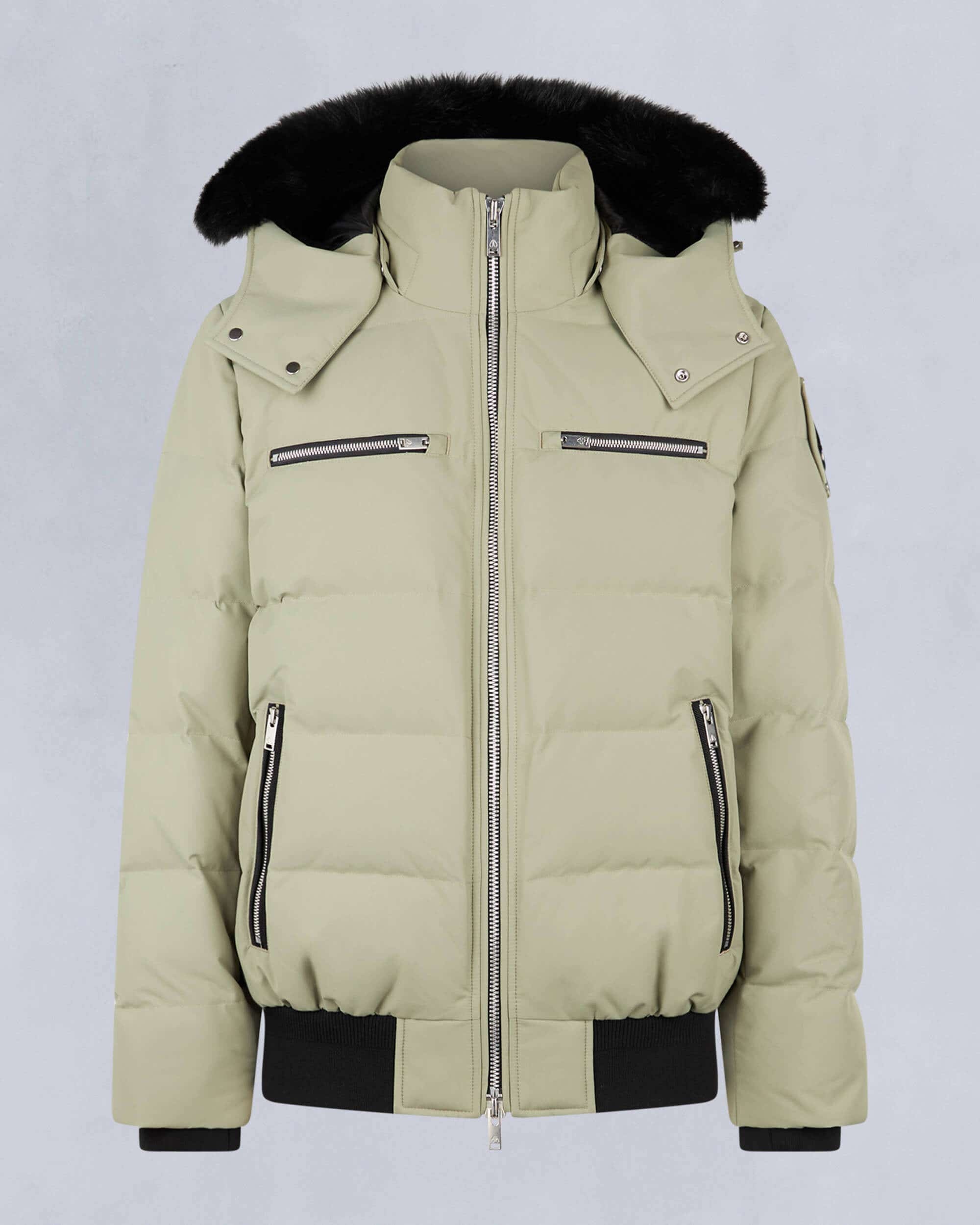 CLOUD SHEARLING BOMBER JACKET - 1
