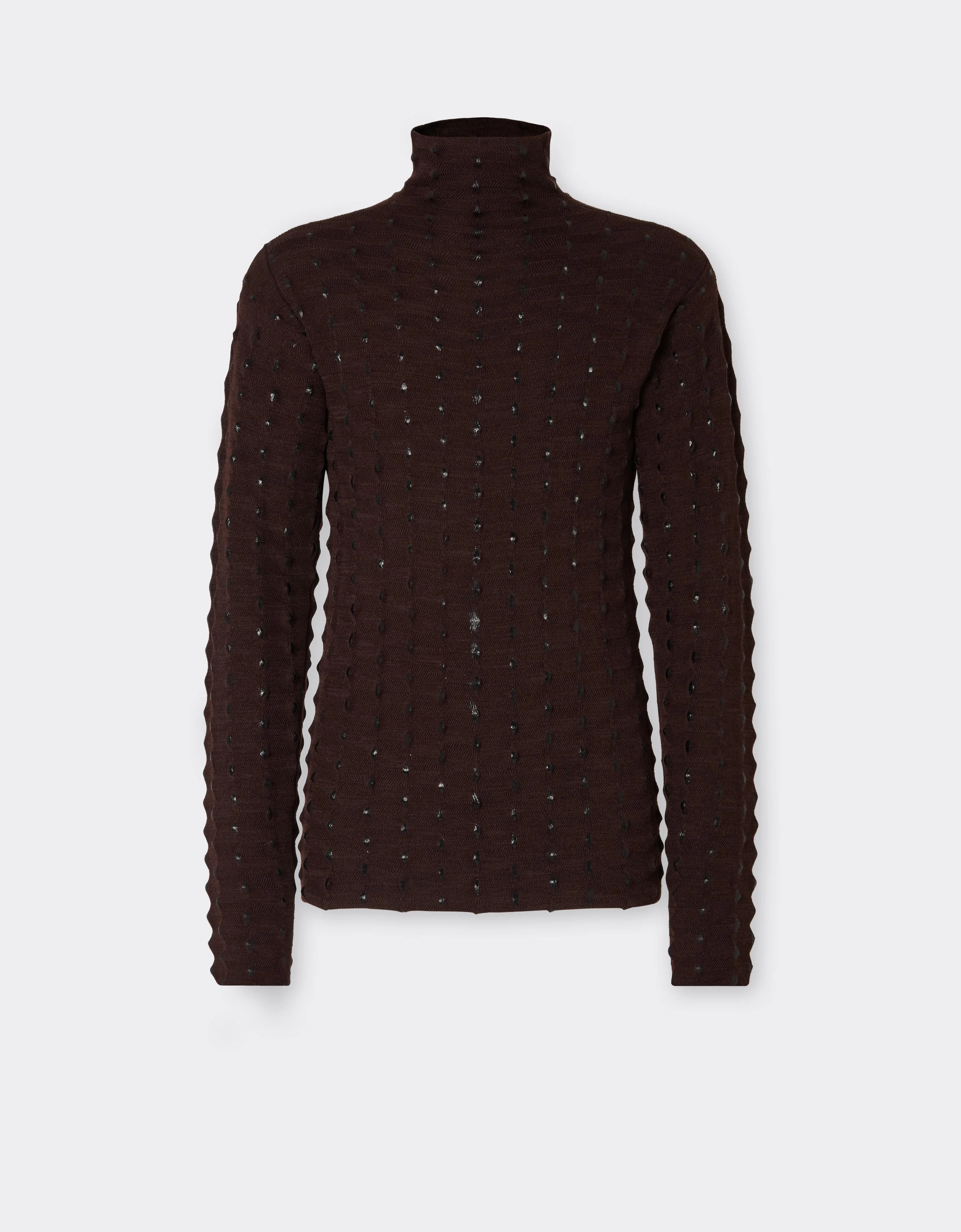 Wool and Cotton Turtleneck - 1