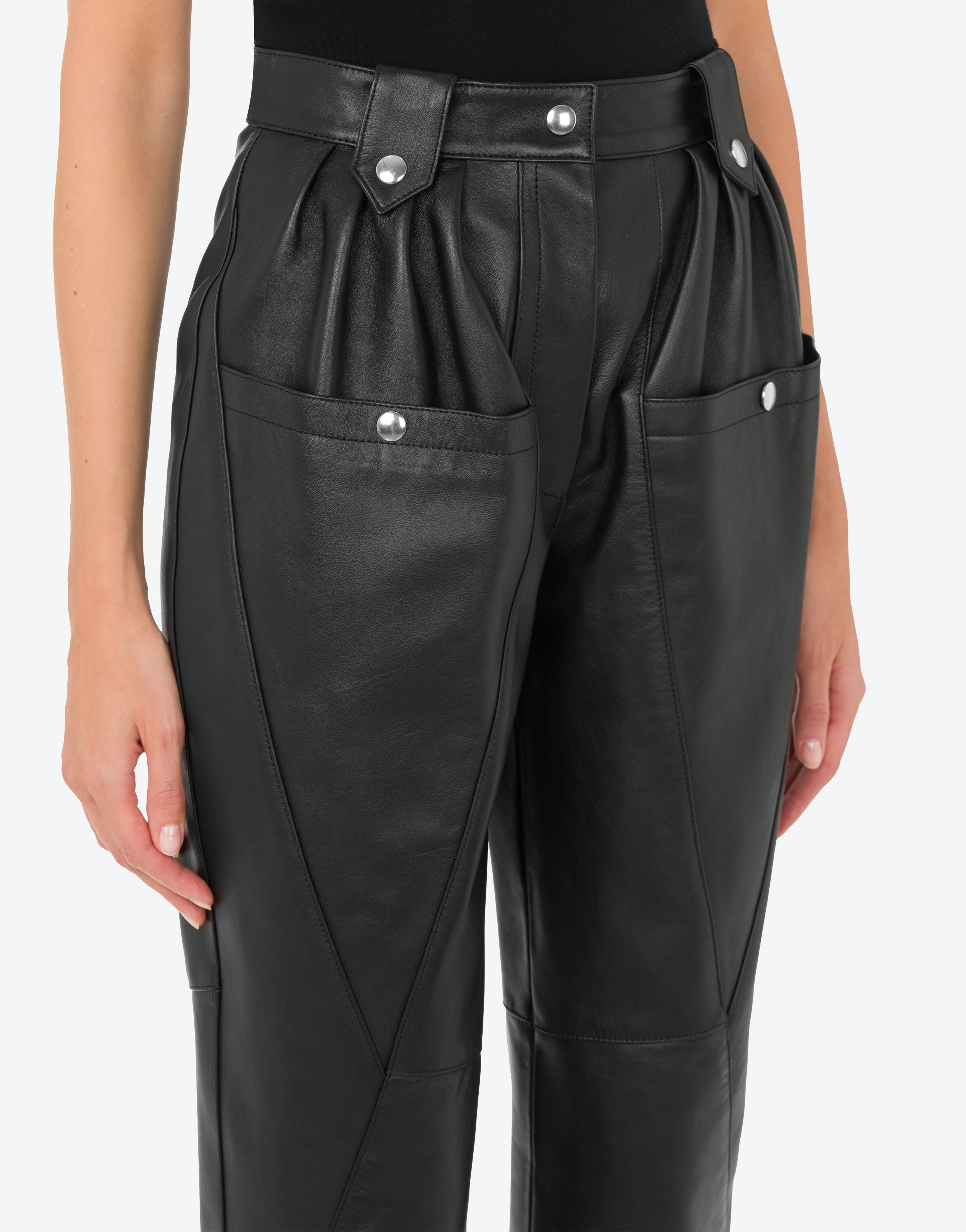 NAPPA LEATHER TROUSERS - 4