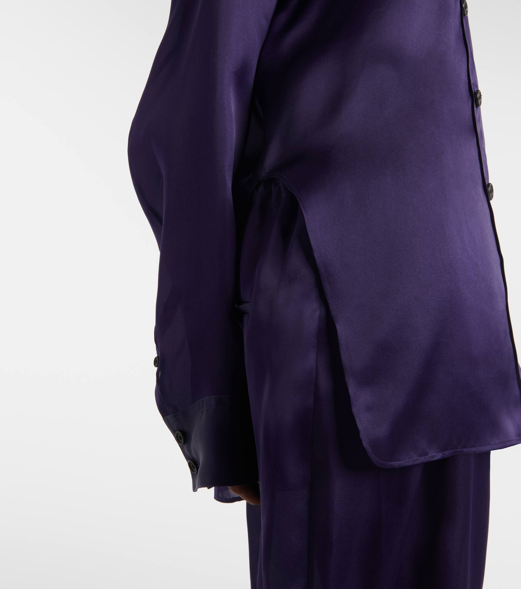 Herschel silk organza shirt - 5