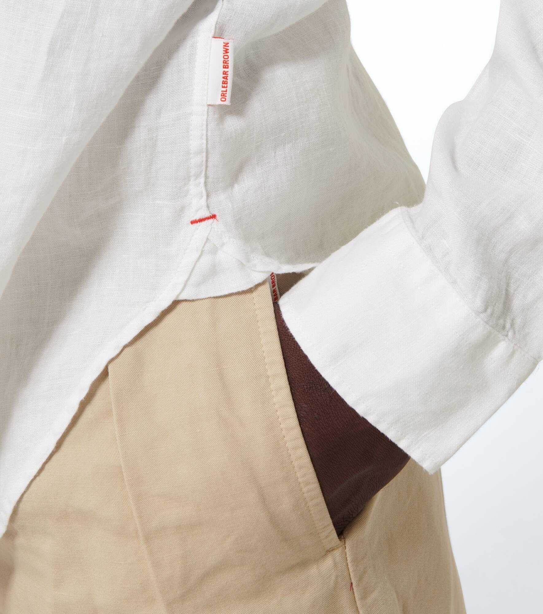 Giles linen long-sleeved shirt - 6