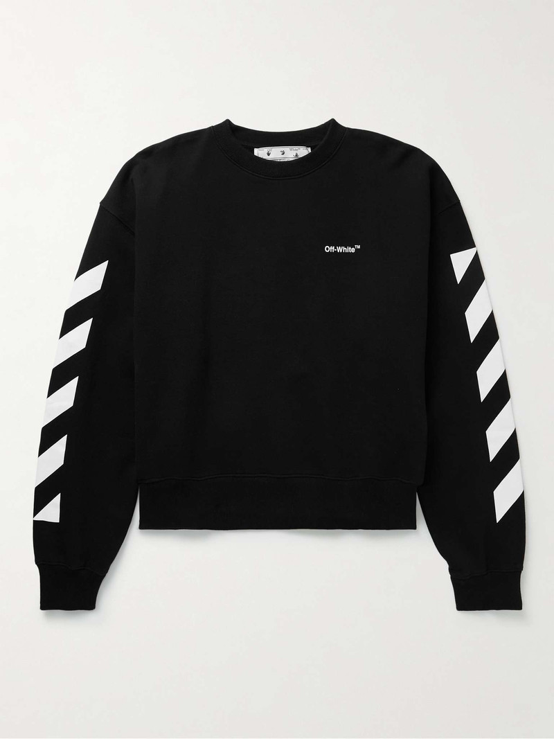 Logo-Print Cotton-Jersey Sweatshirt - 1