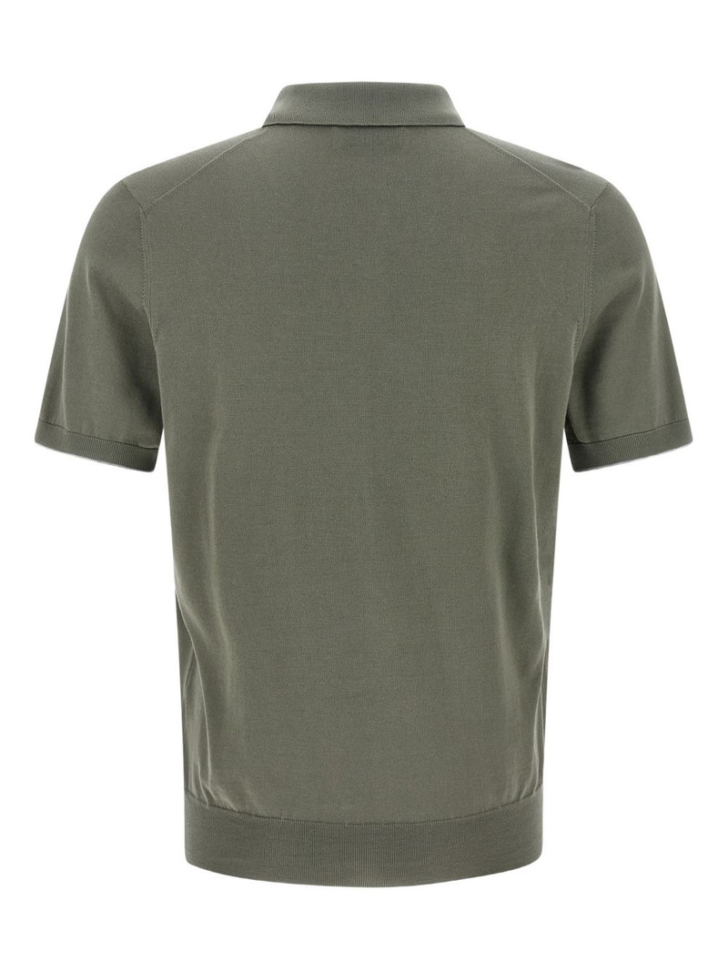 Brunello Cucinelli V-neck polo shirt outlook