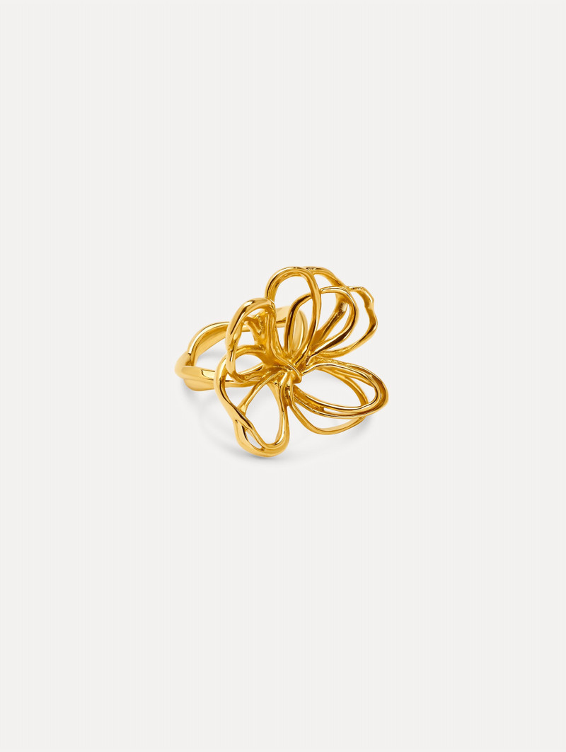 THREADED FLOWER RING 1