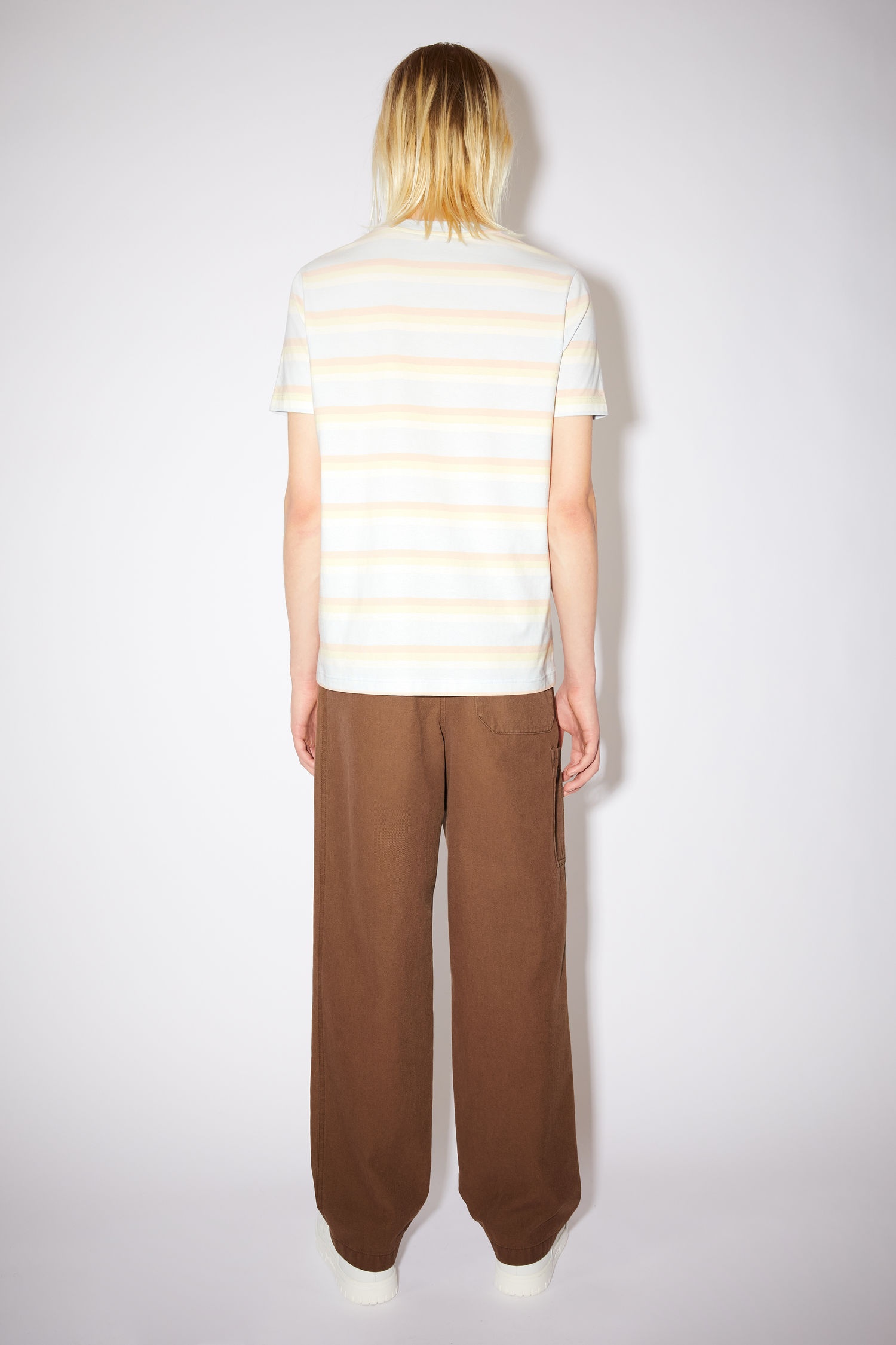 Pastel stripe t-shirt - Powder blue - 3