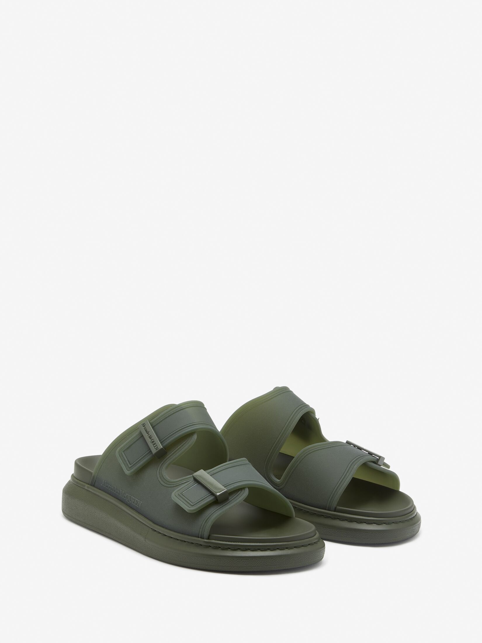 Men's Hybrid Slide in Khaki - 2