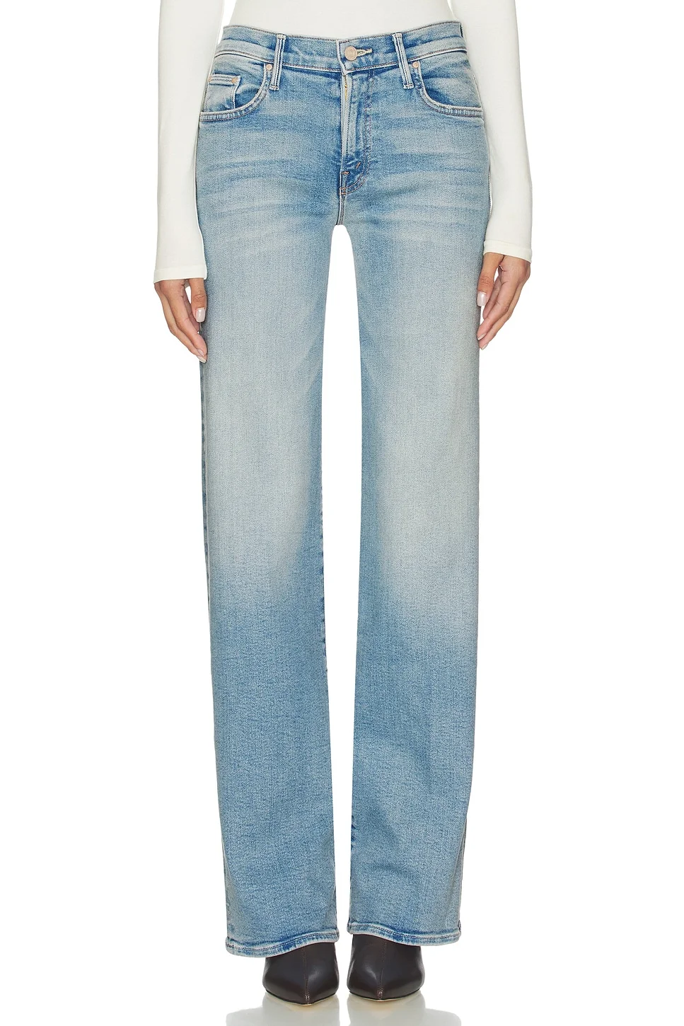The Mid Rise Maven Sneak Jeans - 1