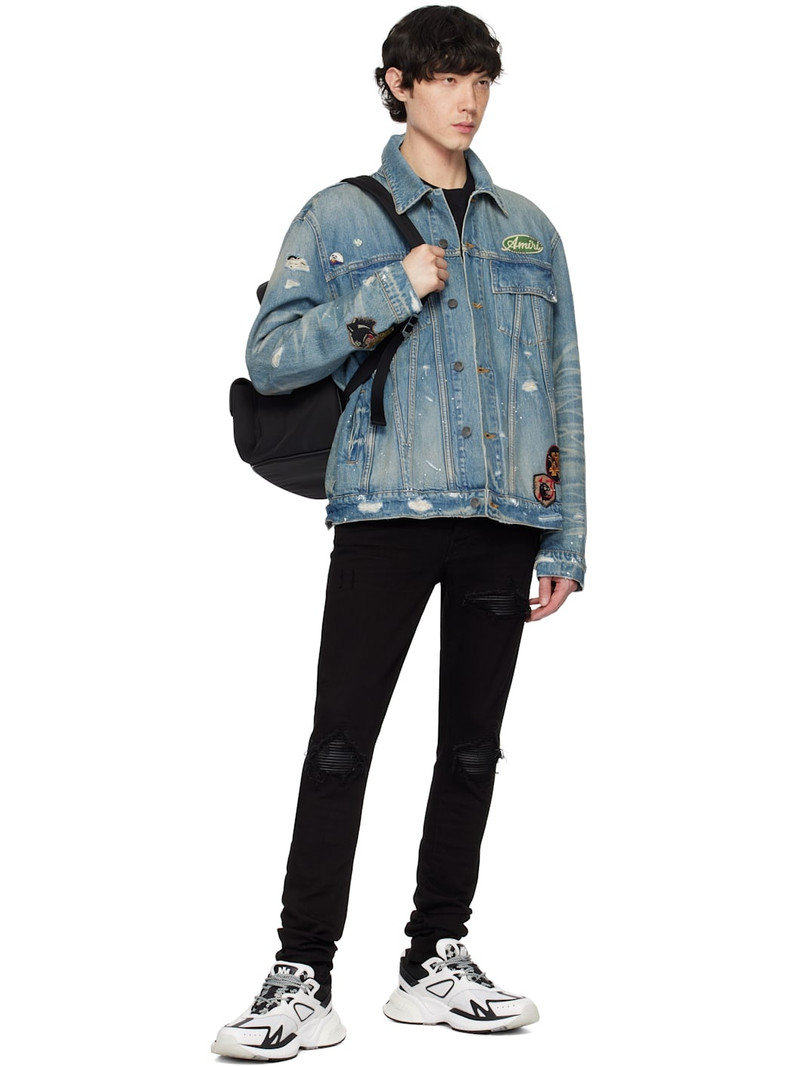 AMIRI White & Black 'MA' Runner Sneakers outlook