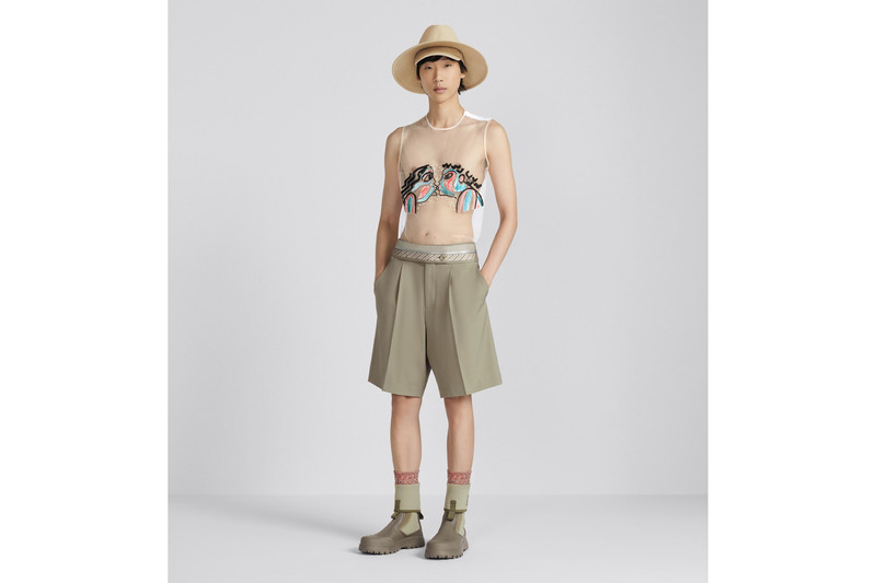 Bermuda Shorts with Turned-Down Waistband 4