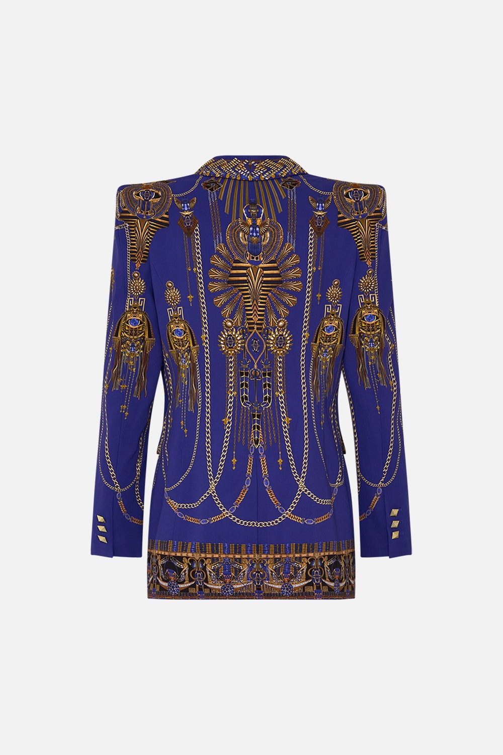 PEAKED SHOULDER BLAZER - 8
