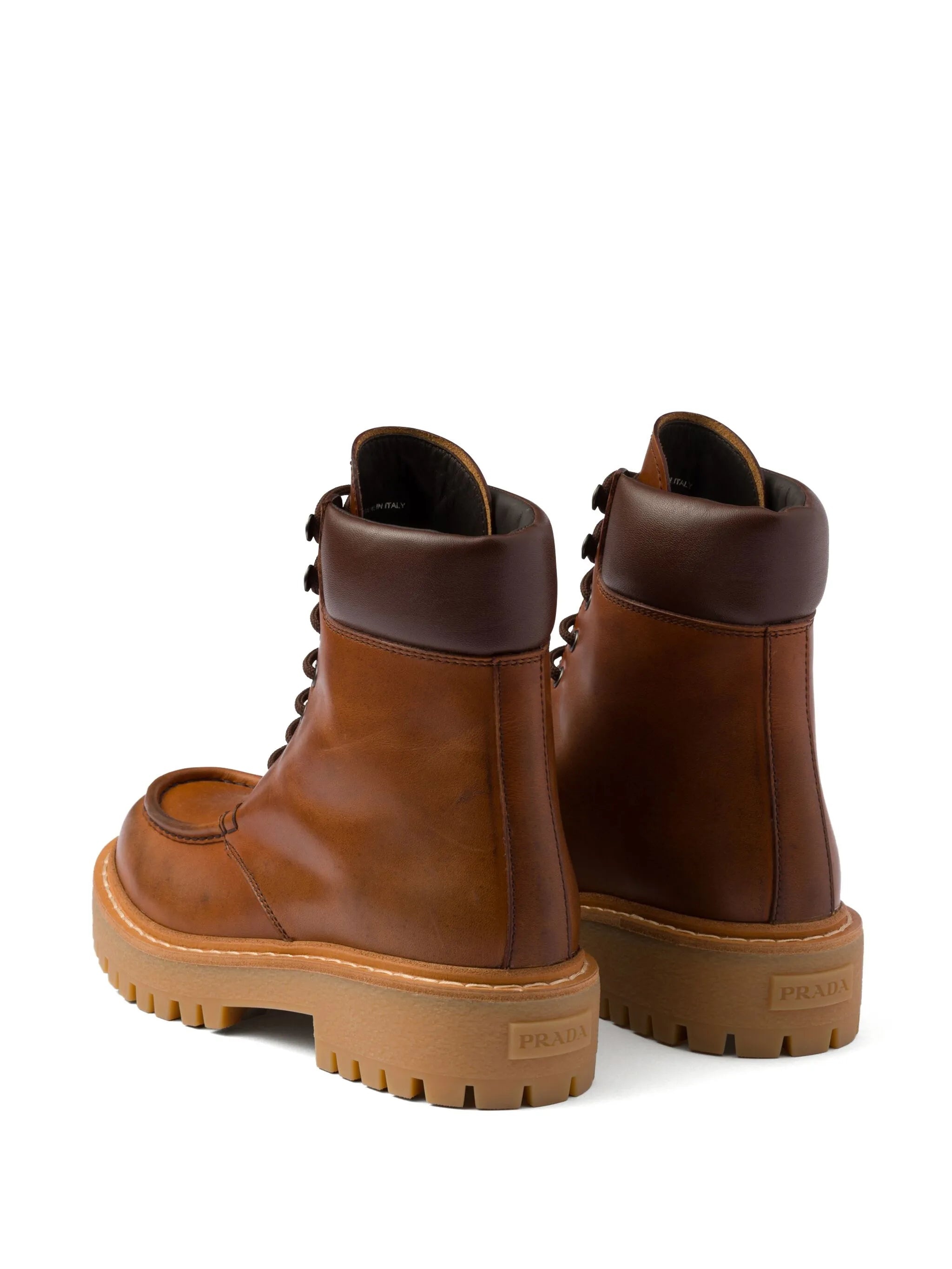 Lug-sole Leather Boots - 3