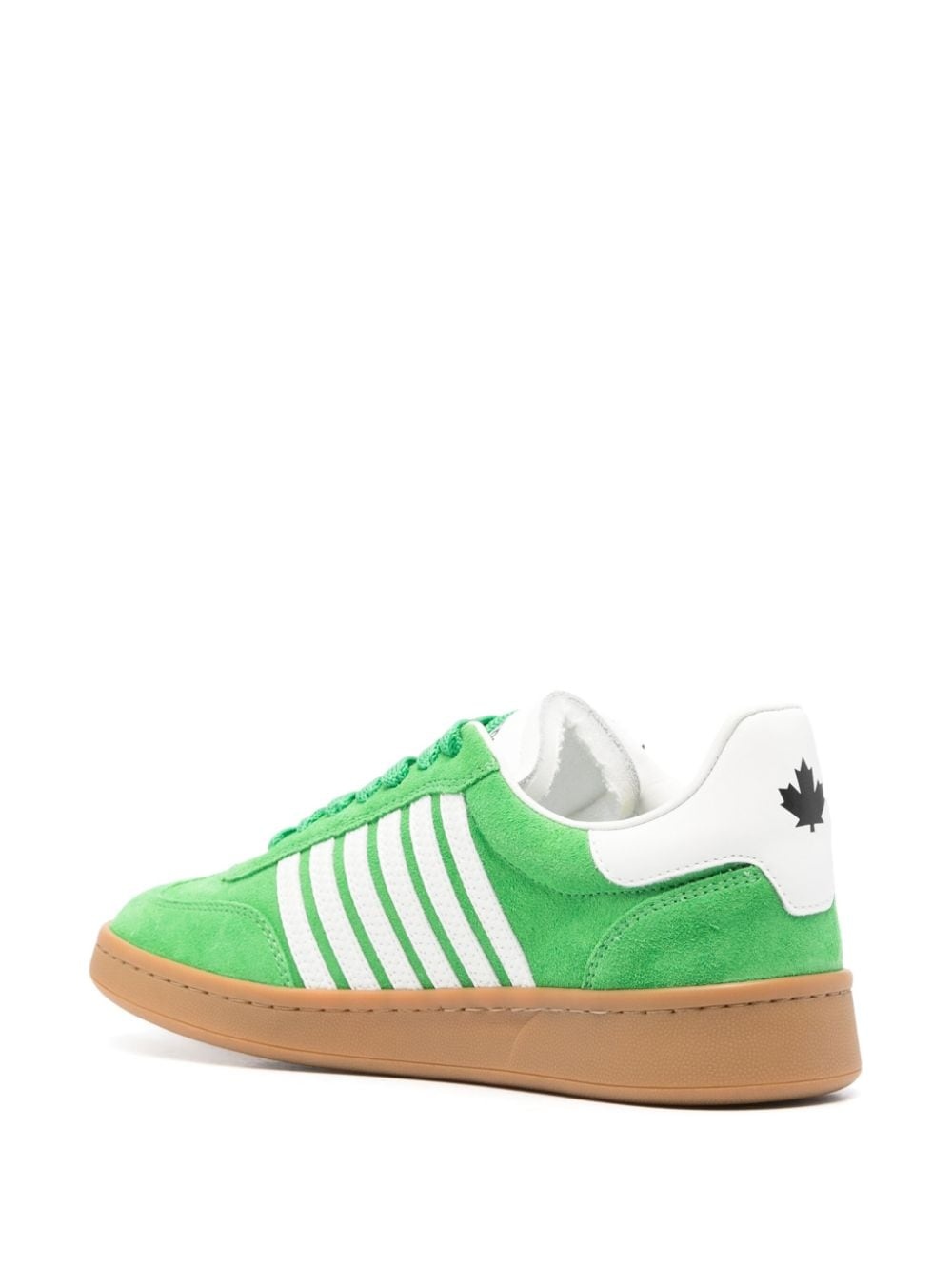 striped suede trainers - 3