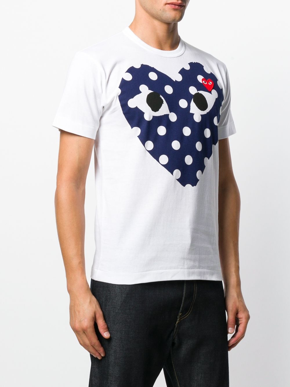 heart print T-shirt - 5