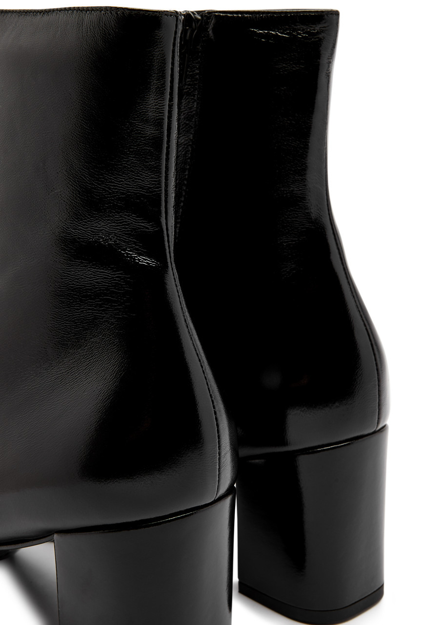 Rainer 75 patent leather ankle boots - 4