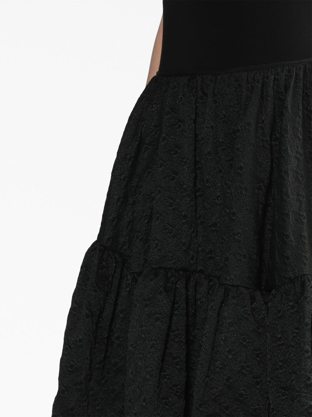 Sarina asymmetric voluminous tiered skirt - 5