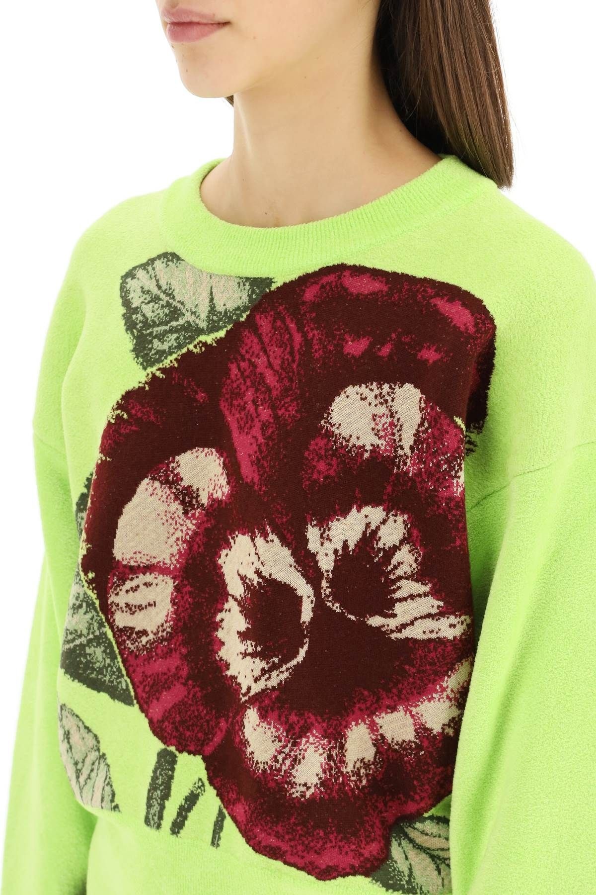 PANSY JACQUARD SWEATER - 5